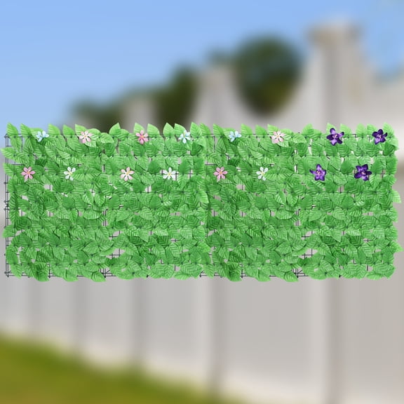 Artificial Ivy Privacy Fence Screen Fence & Fake Ivy Vine Leaf Wall Panel Suitable for indoor and outdoor green backgrounds, garden greening decoration