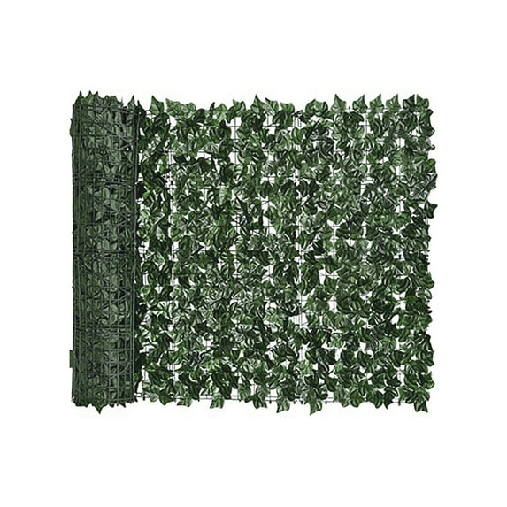 Artificial Ivy Privacy Fence Screen, Fence Outdoor Wall Decoration Balcony Railing Shelter Beautification Plant Wall, Patio Balcony Privacy Garden Backyard Greenery Wall Decor