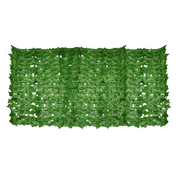 Artificial Ivy Privacy Fence Wall Screen Fake Hedges Fence And Faux Ivy Vine Leaf Decoration for Indoor Outdoor Green Backdrop, Garden Greenery Decor (39.37 X 19.69 In), F