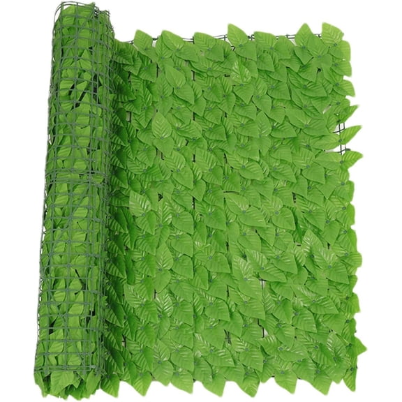 Artificial Ivy Screening Rolls -Greenery Panels Garden Decorations | Realistic Fence Privacy Screen | Weatherproof Privacy Hedge Screen | Greenery Fence Wall For Home Wedding Wall Garden Outdoor Deco