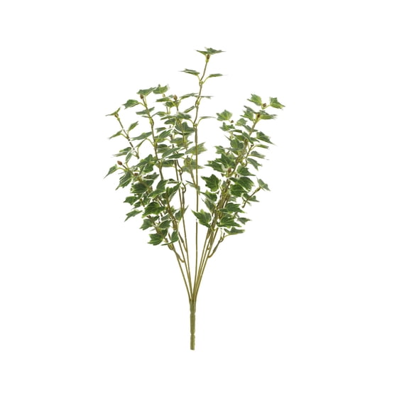 Artificial Ivy Vine Bundle 18.5 Inch, Faux Green Leaves With Variegated Edges, Artificial Sweet Potato Vines For Flower Arrangements, Maintenance Free Greenery For Wedding Home Decor