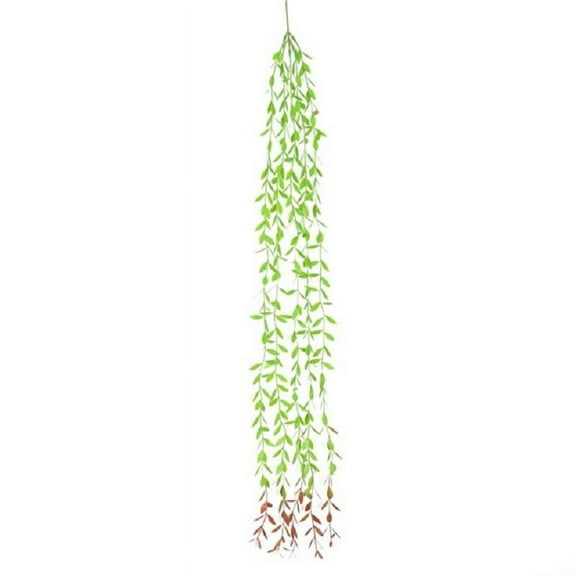 Artificial Ivy Willow Garland Fake Vines Lights String Green Hanging Plant For Wall Party Wedding Home Indoor Outdoor Decoration