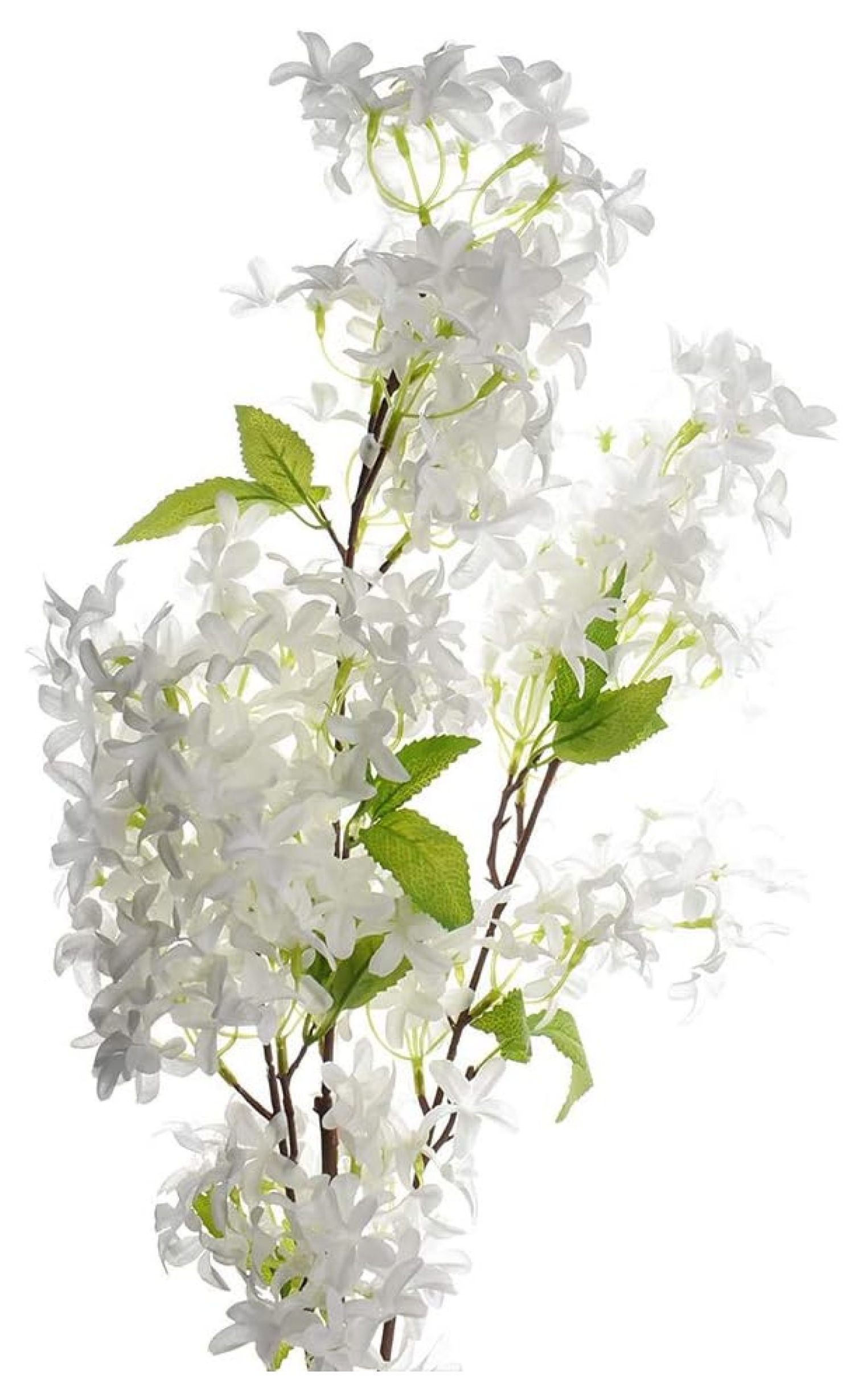 Artificial Jasmine Flowers Branch Spray, 42Inch (White)