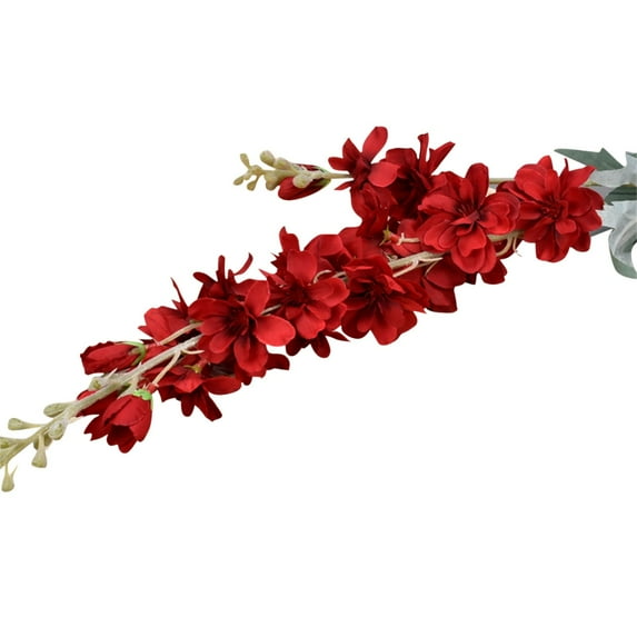 Artificial Larkspur Bouquet, Lifelike Artificial Larkspur Stems Elegant Long Stem Flowers for Wedding Centerpieces and Home Table Decor