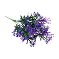 thumbnail image 1 of Artificial Lavender Bouquet Realistic Silk Like Flowers for Home Decor Table Centerpiece Purple Green Blue, 1 of 6