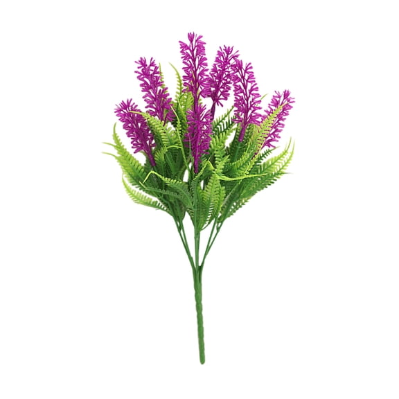 Artificial Lavender Flower Decor Realistic Fake Lavender Stems for Home Party and Festival Decoration Non Fading Material Lightweight and Reusable