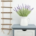 thumbnail image 1 of Artificial Lavender Flowers Silk Simulation Realistic Garden Decor 35x15x5cm Flexible Stems Indoor Outdoor Weatherproof for Home Office Balcony Vase Arrangement, 1 of 5