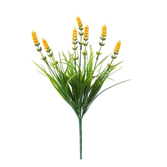 Artificial Lavender Plant  Tall Fake Lavender Bushes, Realistic Plastic Flowers for Home Decor, Wedding, Outdoor & Indoor Decoration (Set of 10)