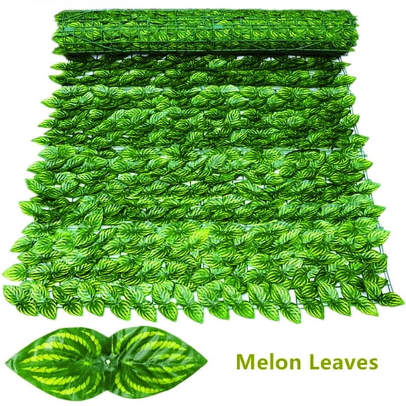 Artificial Leaf Fence Panels 4/3/2/1m Long Faux Ivy Hedge Fake Leaves Privacy Fence Garden Fence Balcony Terrace Patio Screen