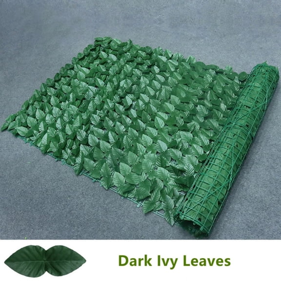 Artificial Leaf Fence Panels 4/3/2/1m Long Faux Ivy Hedge Fake Leaves Privacy Fence Garden Fence Balcony Terrace Patio Screen