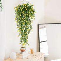 Artificial Leaf Garland Wall Hanging Plant - Christmas Garlands Hanging Flower Garland, Holiday Artificial Vines for Mantel Staircase Wall Indoor Outdoor Decoration