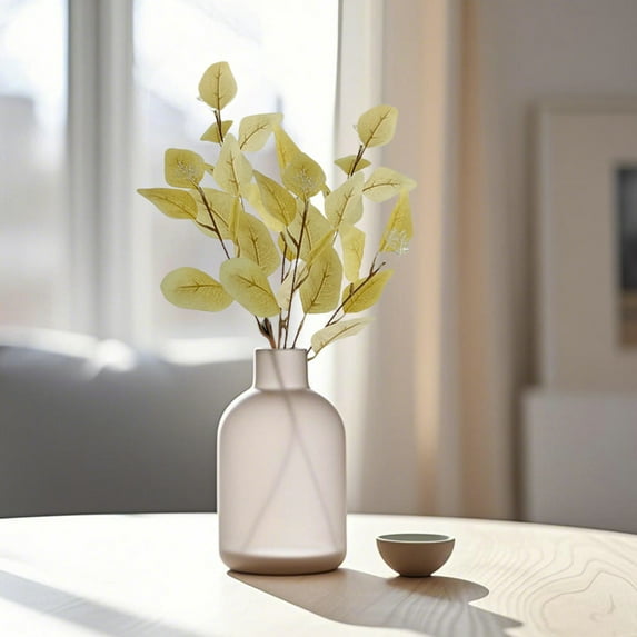 Artificial Leaf Leaves, Fake Flower Simulation Plants, Wedding Bouquet Party Decor, Home Indoor Office Living Room Decoration, Blue Plastic Foliage