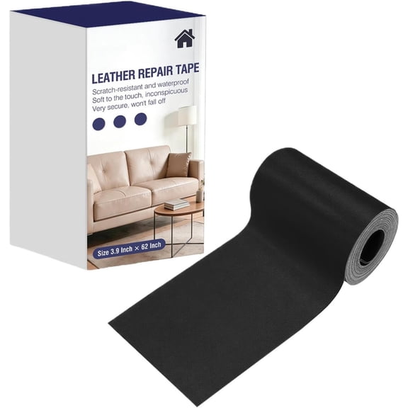 Artificial Leather Repair Tape Kit, Peel and Stick Precise Patch for Couches Sofa Car Seats Computer Chairs Cabinets Bags(Q)