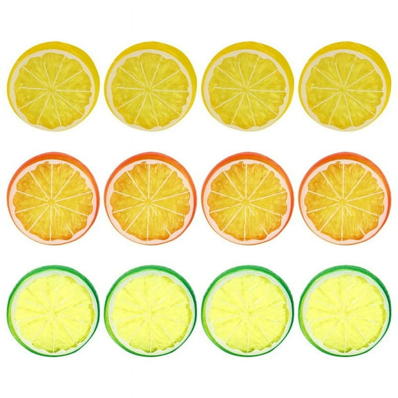Artificial Lemon Slices, Mini Plastic Model, Wedding Decor