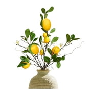 Lemon Decorations Artificial Lemons Branches for Vases Faux Lemon Table Centerpieces Decor Accessories for Kitchen Home Summer Party Supplies Design 1