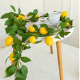 Artificial Lemons Garland 6Ft – UV Resistant Faux Fruit Vine with ...