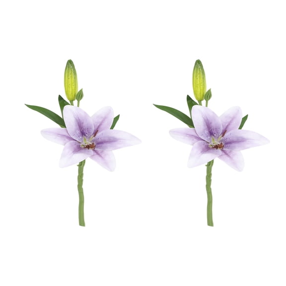 Artificial Lily Flower Arrangement for Home Decor - Durable, Realistic Silk Blooms for Weddings, Events, and Interior Styling
