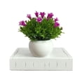 thumbnail image 1 of Artificial Lily Flower Potted Simulation Planting Pot Ornament Decoration（Rose Red）, 1 of 1