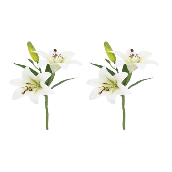 Artificial Lily Flowers - Elegant, Low-Maintenance Home Décor for Weddings, Events, and Interior Design