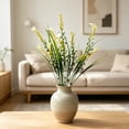 thumbnail image 1 of Artificial Lily of the Valley Flowers, Artificial Fake Silk Flowers Plants, DIY Garden Craft Art Decor, Decorations Plastic Floral Table Centerpieces for Home Party Decorate White, 1 of 6