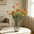 thumbnail image 1 of Artificial Lily of the Valley Flowers, Artificial Fake Silk Flowers Plants, DIY Garden Craft Art Decor, Decorations Plastic Floral Table Centerpieces for Home Party Decorate Red, 1 of 6