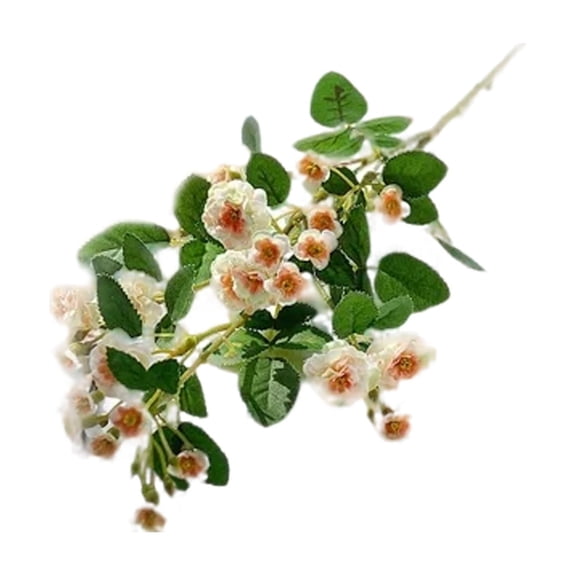 Artificial Long-Stem Small Flowers, Rustic Fall Decor Silk Faux Flower, Artificial Flower for Tall Vase Floral Arrangements, Household Imitation Flower for Home & Rustic Seasonal Decoration