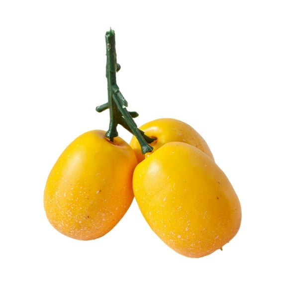 Artificial Loquat Fruit Realistic Simulation Fruits Model for Home Kitchen Dining Table Decoration