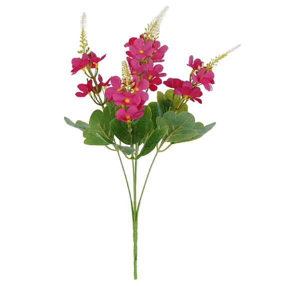 Artificial Lupine Flower Stems, Realistic Multicolor Fake Blooms with Green Leaves, Long Stem, Low Maintenance for Vase Arrangement, Home Decor, Wedding Party Floral Centerpieces, Indoor Use