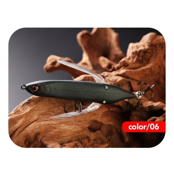 Artificial Lure Floating Bionic Fishing Lures Fishing Tackle (Dark Green)
