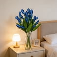 thumbnail image 1 of Artificial Magnolia Bud Bouquet, Multicolor Fake Silk Flowers for Spring, Wedding, Table Centerpieces & Home Decor, 1 of 6