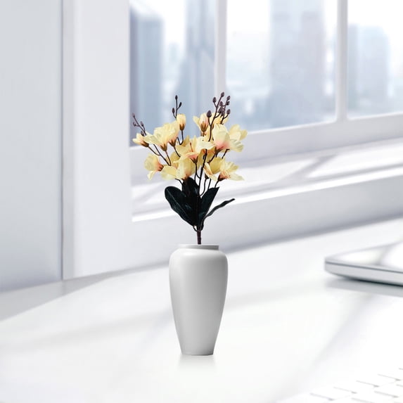 Artificial Magnolia Flower Stems Real Touch Home Decor Centerpiece for ...