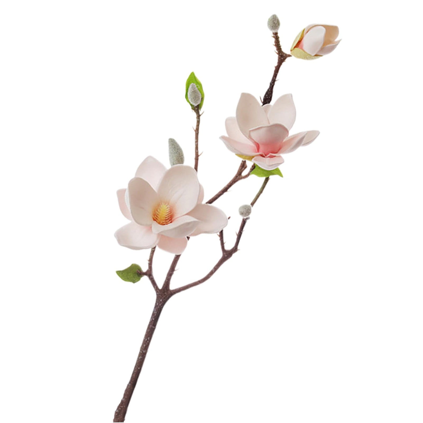 Artificial Magnolia Flowers - 32.2 Inch Realistic Magnolia Stems ...
