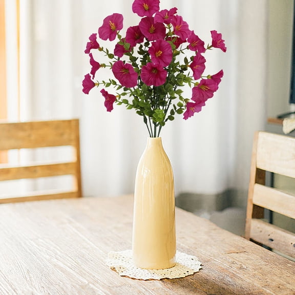 Artificial Magnolia Flowers Spring Decor for Home, Realistic Faux Floral Arrangement for Living Room or Bedroom, Maintenance-Free Gift Idea