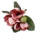 thumbnail image 1 of Artificial Magnolia Stem Flowers - Faux Fabric Magnolia Bouquet For Wedding Centerpieces, Vase Arrangements, And Table Decor, 1 of 4