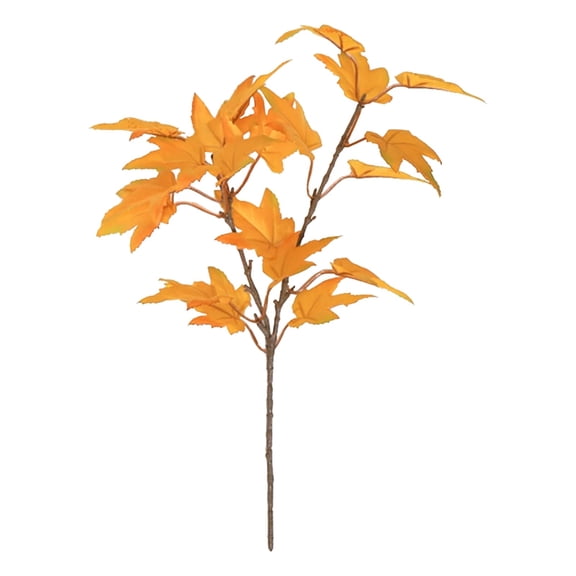 ‌Artificial Maple Branches with Fall Leaves, Thanksgiving and Autumn Home Decor for Table Centerpiece, DIY Floral Arrangement in Vase, Handicraft Supplies‌