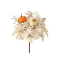 thumbnail image 1 of Artificial Maple Leaf Branch, 12-Inch Faux Fall Stems for Halloween, Thanksgiving, and Floral Vase Decor, 1 of 4