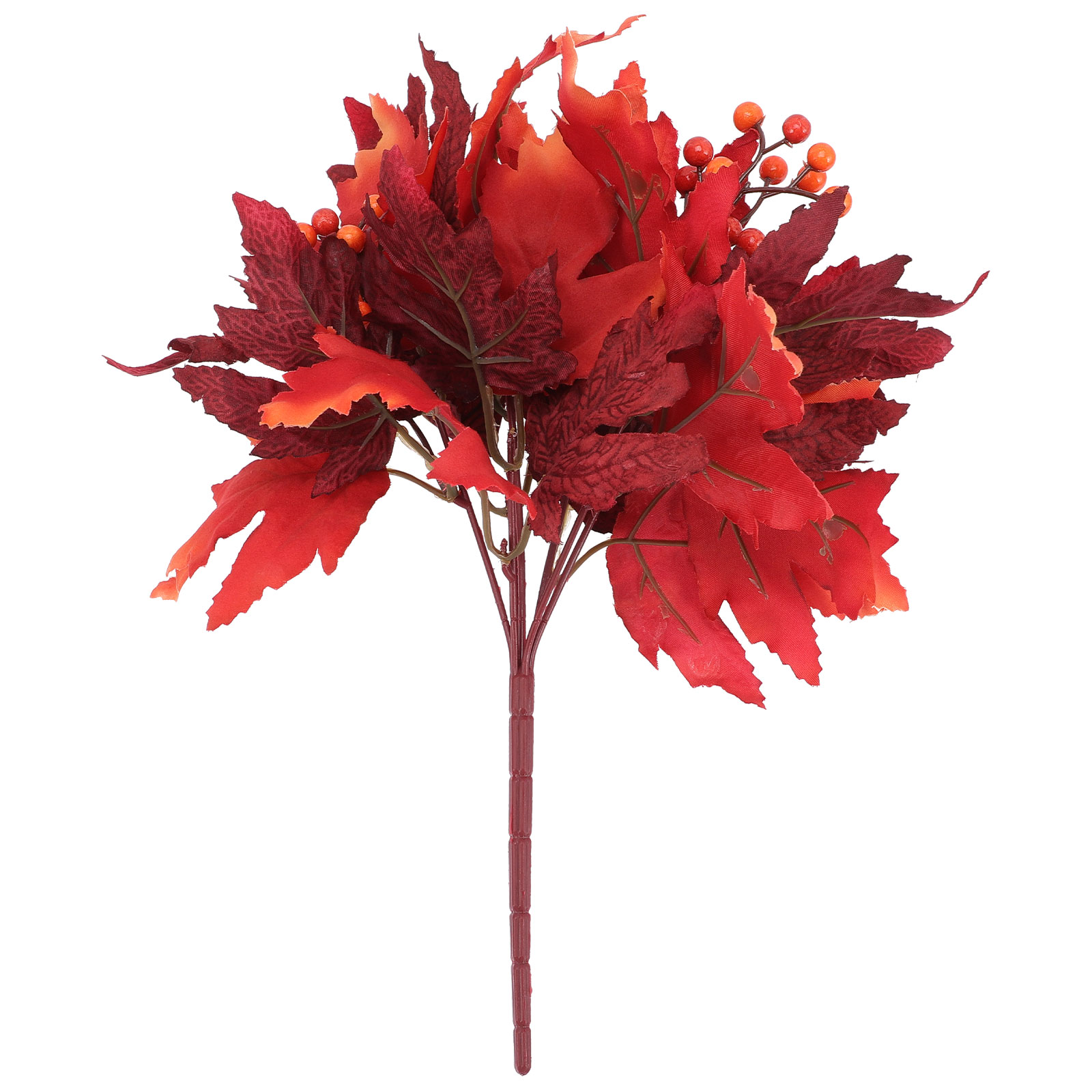 Artificial Maple Leaf Creative Autumn Maple Leaf Stems Fake Maple