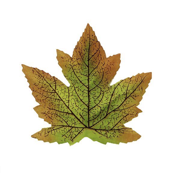 Artificial Maple Leaves, 50-Piece Pack, Cloth Loose Fall Foliage for Fall Crafts, Table Decor, Wreath Making, and Thanksgiving Parties, Style F