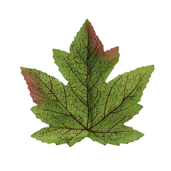 Artificial Maple Leaves, 50-Piece Pack, Cloth Loose Fall Foliage for Fall Crafts, Table Decor, Wreath Making, and Thanksgiving Parties, Style H