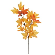 21.6-Inch Artificial Maple Leaves Branches - Detachable Fall Foliage Stems for Thanksgiving, And Christmas Decor, Fall Flowers Artificial for Decoration Harlik