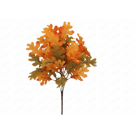Artificial Maple Leaves Branches 21.6In Fake Fall Leaves Stems Plants Outdoor Greenery For Home Kitchen Farmhouse Thanksgiving Table Centerpiece Fireplace Halloween Fall Leaves Decor Fall Garland