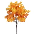 thumbnail image 1 of Artificial Maple Leaves Branches,Fake Fall Leaves Stems Plant,Faux Maple Leaf Bushes Shrubs,for Home Kitchen Decor Autumn Thanksgiving Table Fireplace Festival Party Decor,7.87x13 inch(OrangeB), 1 of 9