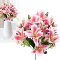 thumbnail image 1 of Artificial Memorial Flower Bouquet, Silk Faux Flower for Cemetery, Window Box, Table Centerpiece, and Home Decor, 1 of 10