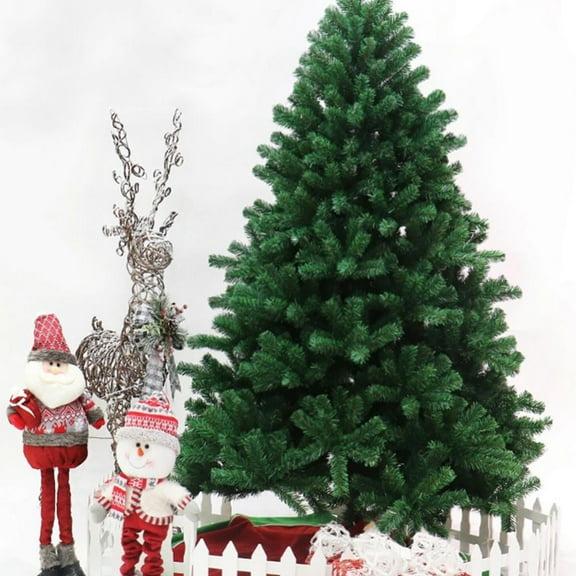 Artificial Mini Christmas Pine Tree Holiday Decoration with Stand Easy Assembly Green 17.7 Inch