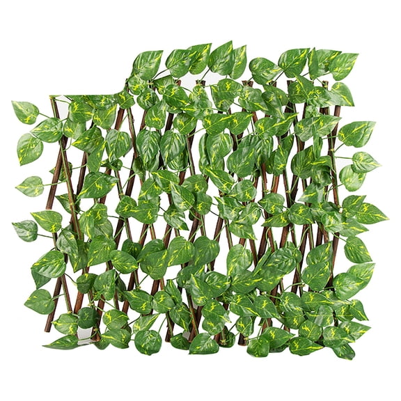 Artificial Mini Evergreen Outdoor Garden Fence For Patio Yard Lawn, 1Pc Decorative Fence For Privacy Boundary Landscaping Backyard, Realistic Faux Plant Fencing For Landscape