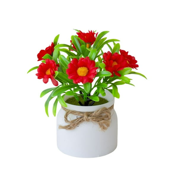Artificial Mini Fake Plants In Potted Design For Indoor And Outdoor Decoration