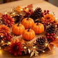 thumbnail image 1 of Artificial Mini Foam Pumpkin, Fake Pumpkins for Fall, Halloween, Thanksgiving Table Centerpiece, Home Decor, 1 of 6
