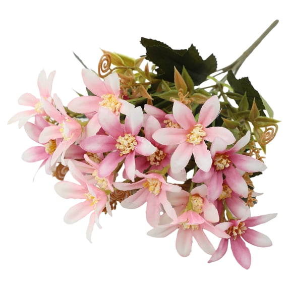 Artificial Mini Lily Flower Bouquet Simulation Small Lily For Home Wedding Decor
