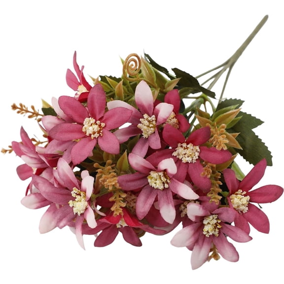 Artificial Mini Lily Flower Bouquet Simulation Small Lily For Home Wedding Decor