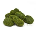 thumbnail image 1 of Artificial Mini Moss Stones, Moss Green, 1-3/4-Inch, 10-Piece, 1 of 1